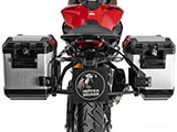 サイドケースホルダー + サイドケース Xplorer(Cutout) セット ムルティストラーダ V2 ツーリング カスタム パーツ
